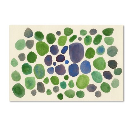 Fernanda Franco 'Confetti Green' Canvas Art,30x47